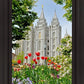 Salt Lake City Temple June - God Is the Gardner