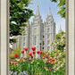 Salt Lake City Temple June - God Is the Gardner
