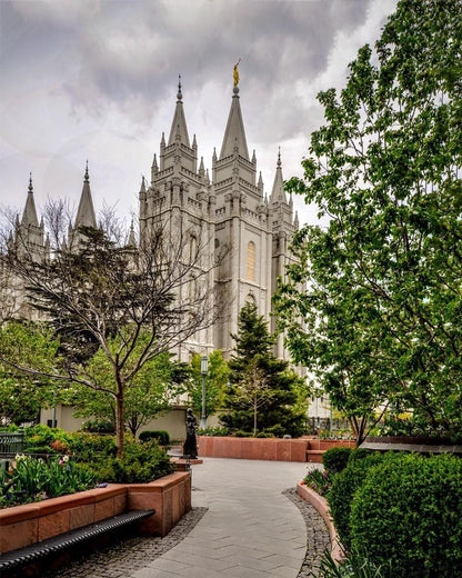 Salt Lake City Temple Pathway To Glory Gallery Wrap