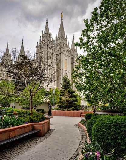 Salt Lake City Temple Pathway To Glory Gallery Wrap