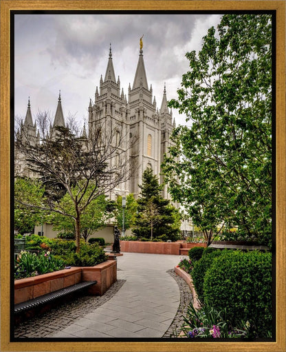 Salt Lake City Temple Pathway To Glory Gallery Wrap