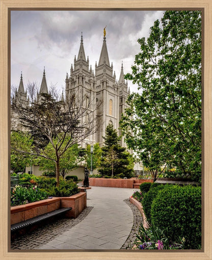 Salt Lake City Temple Pathway To Glory Gallery Wrap