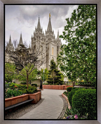 Salt Lake City Temple Pathway To Glory Gallery Wrap