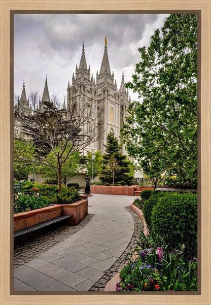 Salt Lake City Temple Pathway To Glory Gallery Wrap