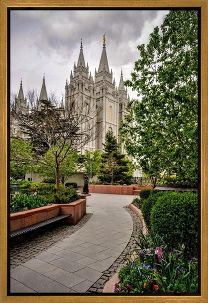 Salt Lake City Temple Pathway To Glory Gallery Wrap