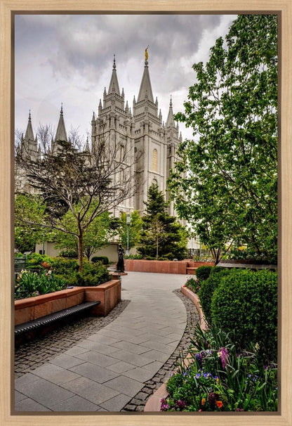 Salt Lake City Temple Pathway To Glory Gallery Wrap