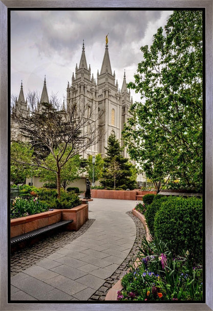 Salt Lake City Temple Pathway To Glory Gallery Wrap