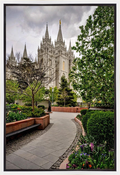 Salt Lake City Temple Pathway To Glory Gallery Wrap