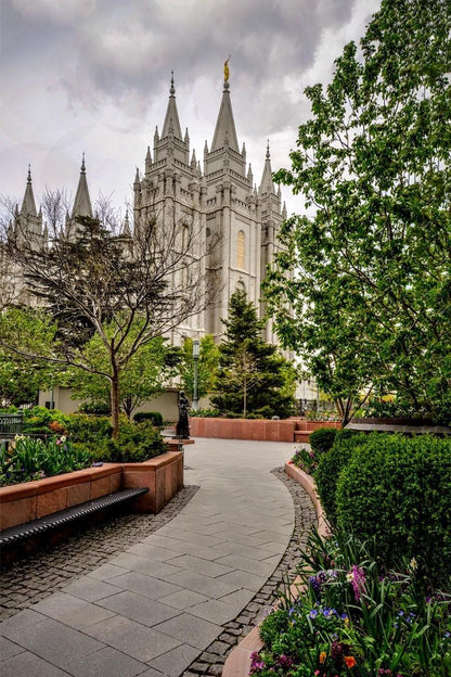 Salt Lake City Temple Pathway To Glory Gallery Wrap