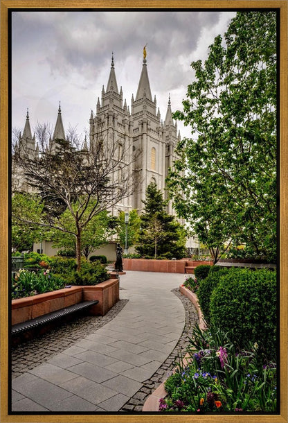 Salt Lake City Temple Pathway To Glory Gallery Wrap