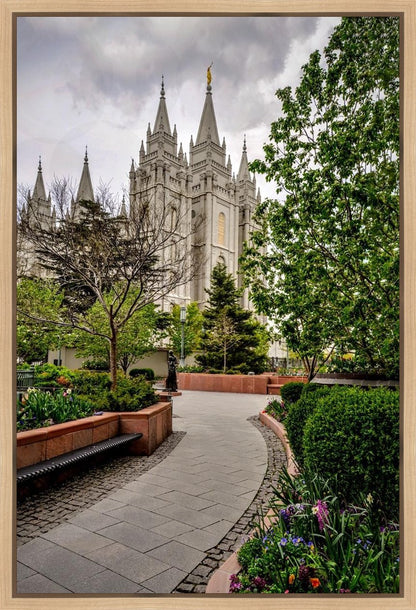 Salt Lake City Temple Pathway To Glory Gallery Wrap