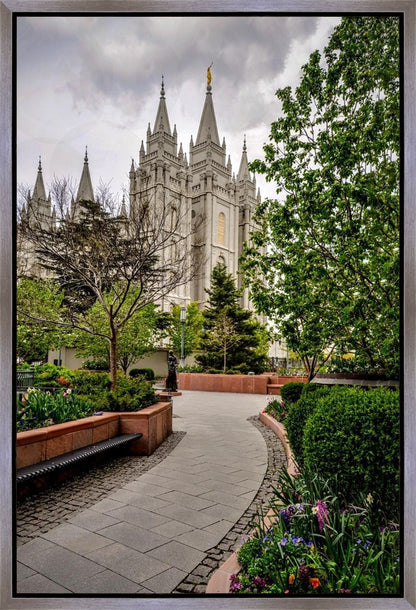 Salt Lake City Temple Pathway To Glory Gallery Wrap