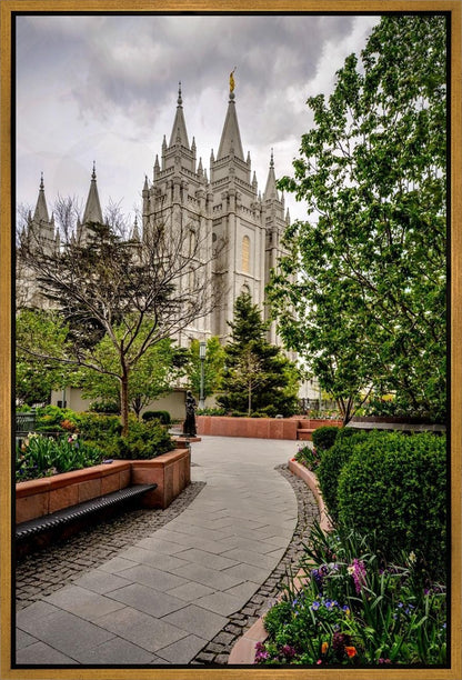Salt Lake City Temple Pathway To Glory Gallery Wrap