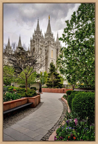 Salt Lake City Temple Pathway To Glory Gallery Wrap