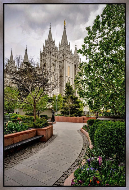 Salt Lake City Temple Pathway To Glory Gallery Wrap