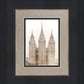 Salt Lake City Temple Quiet Misty Morning