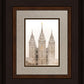 Salt Lake City Temple Quiet Misty Morning