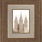 Salt Lake City Temple Quiet Misty Morning