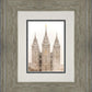 Salt Lake City Temple Quiet Misty Morning