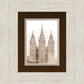 Salt Lake City Temple Quiet Misty Morning