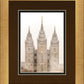 Salt Lake City Temple Quiet Misty Morning