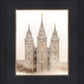 Salt Lake City Temple Quiet Misty Morning