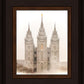 Salt Lake City Temple Quiet Misty Morning