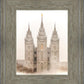 Salt Lake City Temple Quiet Misty Morning