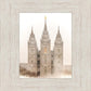 Salt Lake City Temple Quiet Misty Morning