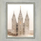 Salt Lake City Temple Quiet Misty Morning
