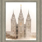 Salt Lake City Temple Quiet Misty Morning