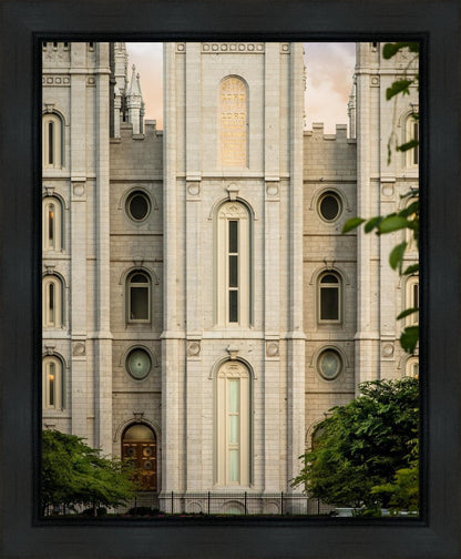 Salt Lake City Temple The Morning Breaks Gallery Wrap