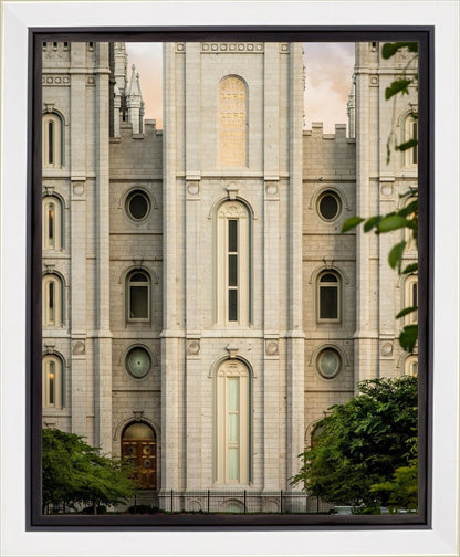 Salt Lake City Temple The Morning Breaks Gallery Wrap
