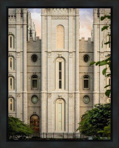 Salt Lake City Temple The Morning Breaks Gallery Wrap