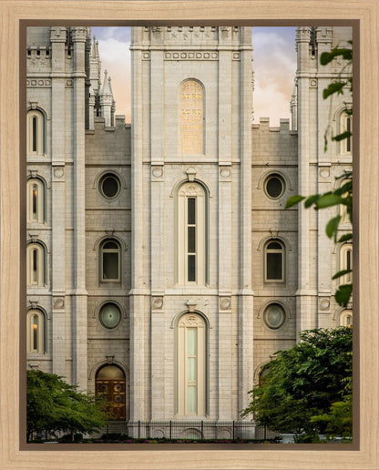 Salt Lake City Temple The Morning Breaks Gallery Wrap