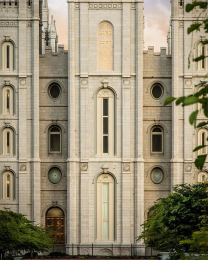 Salt Lake City Temple The Morning Breaks Gallery Wrap