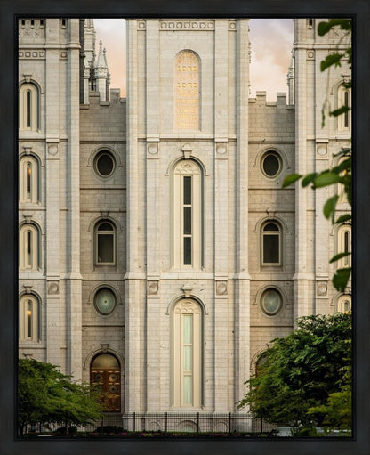 Salt Lake City Temple The Morning Breaks Gallery Wrap