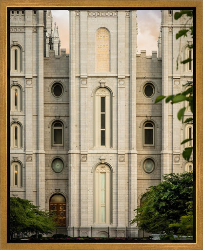 Salt Lake City Temple The Morning Breaks Gallery Wrap