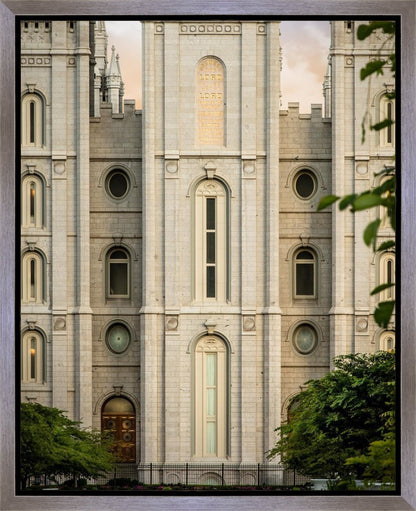 Salt Lake City Temple The Morning Breaks Gallery Wrap