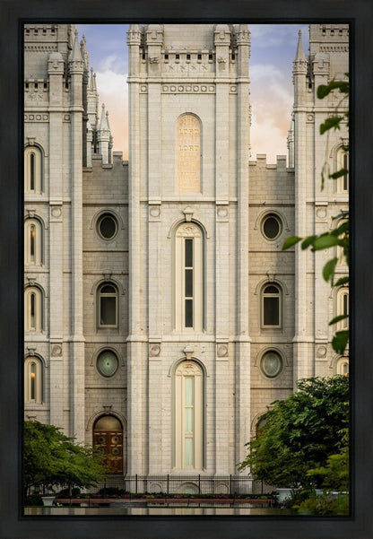 Salt Lake City Temple The Morning Breaks Gallery Wrap
