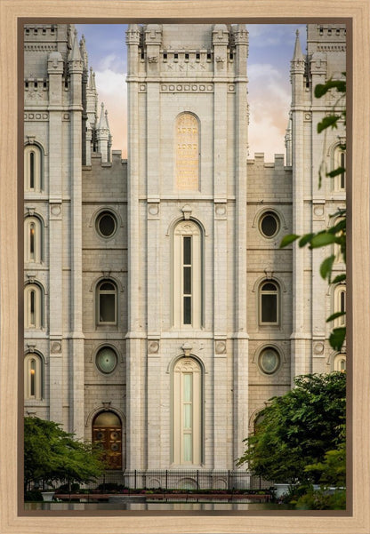 Salt Lake City Temple The Morning Breaks Gallery Wrap