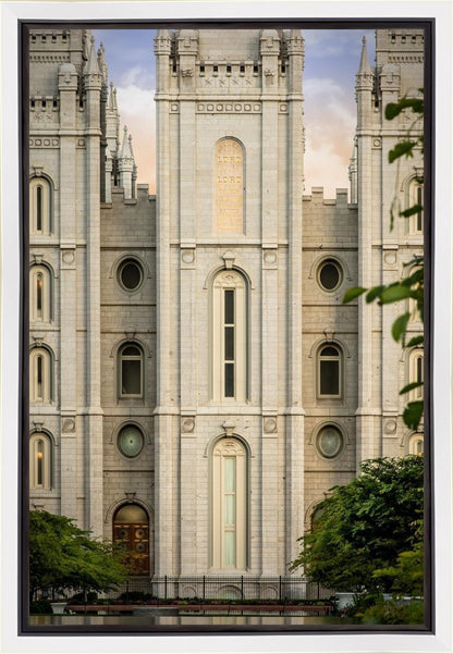 Salt Lake City Temple The Morning Breaks Gallery Wrap