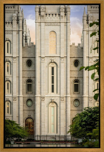 Salt Lake City Temple The Morning Breaks Gallery Wrap