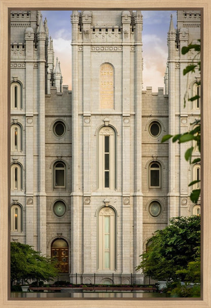 Salt Lake City Temple The Morning Breaks Gallery Wrap