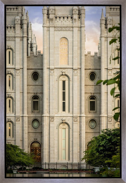 Salt Lake City Temple The Morning Breaks Gallery Wrap