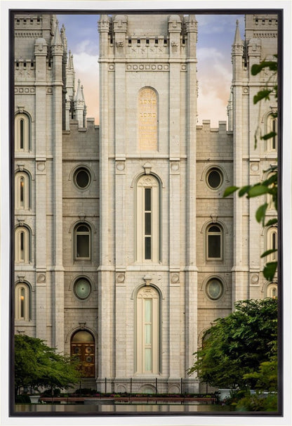 Salt Lake City Temple The Morning Breaks Gallery Wrap