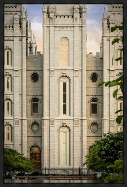 Salt Lake City Temple The Morning Breaks Gallery Wrap