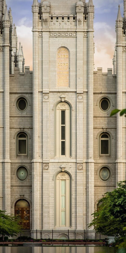 Salt Lake City Temple The Morning Breaks Gallery Wrap