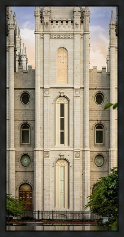 Salt Lake City Temple The Morning Breaks Gallery Wrap