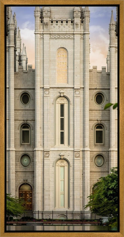 Salt Lake City Temple The Morning Breaks Gallery Wrap
